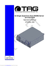 TAG SV-4102-X214 Operation Manual