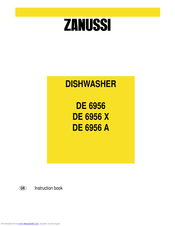 ZANUSSI DE 6956 A Instruction Book