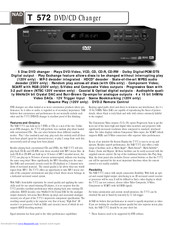 Nad T 572 Specifications