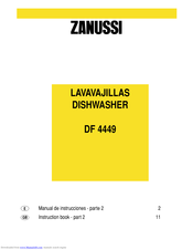 ZANUSSI DF 4449 Instruction Book