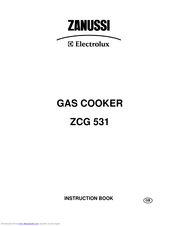 Zanussi Electrolux ZCG 531 Instruction Book