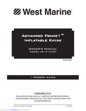 West Marine Advanced Frame 1 AE1012-WM Owner's Manual