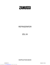 ZANUSSI ZCL 56 Instruction Book