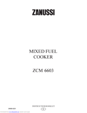 ZANUSSI ZCM 6603 Instruction Booklet
