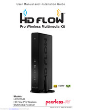 Peerless-AV HD Flow HDS200-R User Manual And Installation Manual