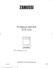 ZANUSSI TCE7145 Instruction Booklet