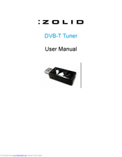 Zolid DVB-T Tuner User Manual