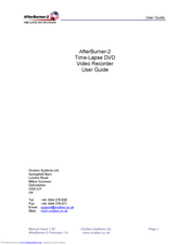 Ovation Systems AfterBurner-2 User Manual