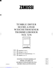 ZANUSSI TCE 7276 W Instruction Booklet