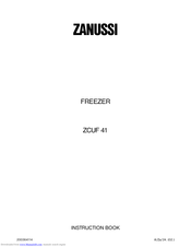 ZANUSSI ZCUF 41 Instruction Book