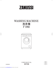 ZANUSSI F1002 User Manual