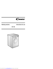 CANDY CN 100 Instructions For Use Manual