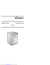 CANDY CN 100 Instructions For Use Manual