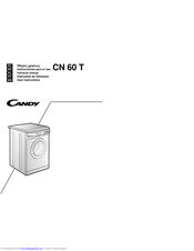 CANDY CN 60 T User Instructions