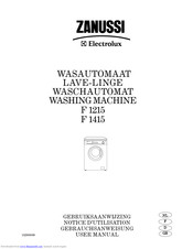 Zanussi Electrolux F 1215 User Manual