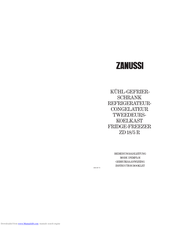 ZANUSSI ZD 18/5 R Instruction Booklet