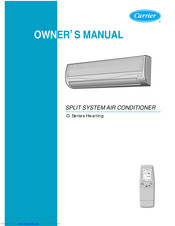 Carrier G Series Heating Owner's Manual