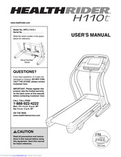 Healthrider H110t Treadmill User Manual