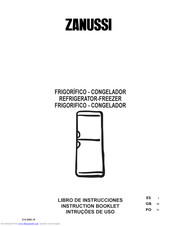 ZANUSSI REFRIGERATOR-FREEZER Instruction Booklet