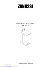ZANUSSI TE855V Instruction Manual