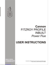 CANNON FITZPIBPWR-02-LP User Instructions