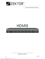 Zektor HDMI5 User Manual