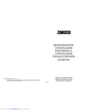 ZANUSSI ZD 22/5 BO Instruction Booklet