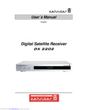 Zehnder Rittling DX 2202 User Manual
