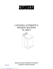 ZANUSSI TL1093V Instruction Book