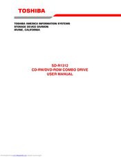 Toshiba SD-R1312 User Manual