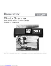 Brookstone Photo Scanner User Manual