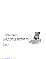 Brookstone iConvert Scanner V2 User Manual