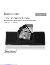 Brookstone Flip Speaker Dock User Manual