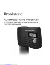 Brookstone Automatic Wine Preserver User Manual