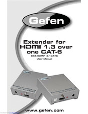 Gefen EXT-HDMI1.3-1CAT6 User Manual