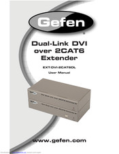 Gefen EXT-DVI-2CAT6DL User Manual