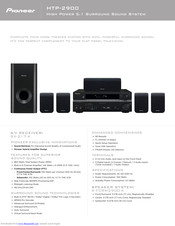 Pioneer S-FCRW2900-K Specifications