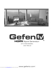 Gefen GTV-HDMI-SIGGEN User Manual