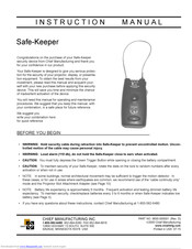Chief Safe-Keeper Instruction Manual