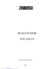Zanussi ZXL 626 IT Instruction Booklet