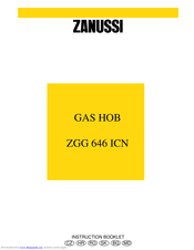 Zanussi ZGG 646 ICN Instruction Booklet