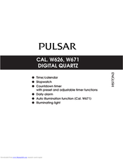 PULSAR W671 User Manual