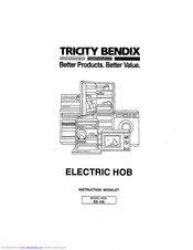 Tricity Bendix ES 105 Instruction Booklet