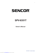 SENCOR SPV-8351T Owner's Manual