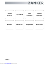 ZANKER ZKK9008 User Manual