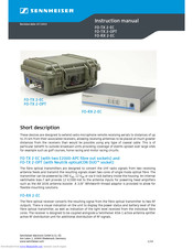 Sennheiser FO-RX 2-EC Instruction Manual