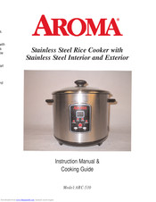 Aroma ARC-530 Instruction Manual & Cooking Manual