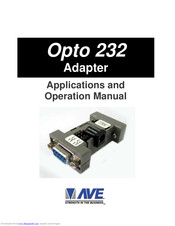 AVE Opto 232 Operation Manual