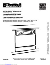 Kenmore ULTRA WASH 665.1340 Series, ULTRA WASH 665.1344 Series, ULTRA WASH 665.1773 Series Use & Care Manual