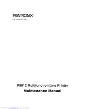 Printronix P9012 Maintenance Manual